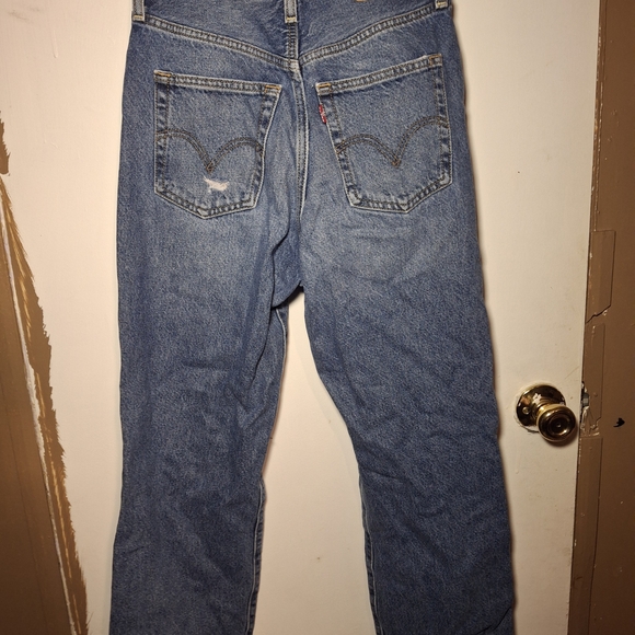 Signature by Levi Strauss Blue Straight Leg Jeans - Picture 5 of 5